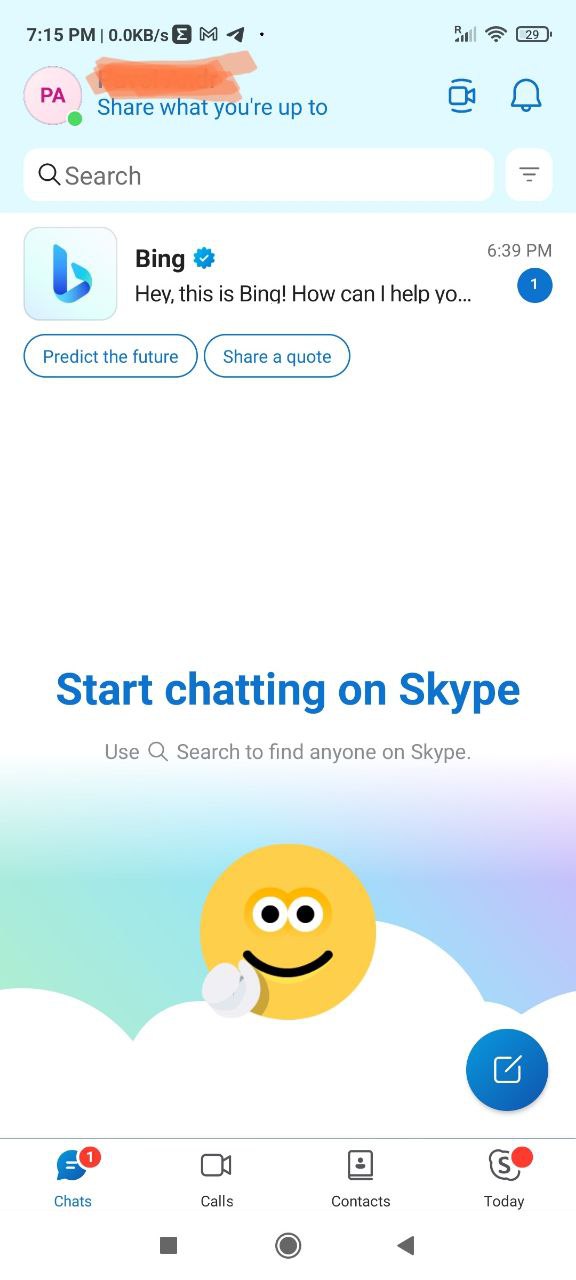 skype mobile app login